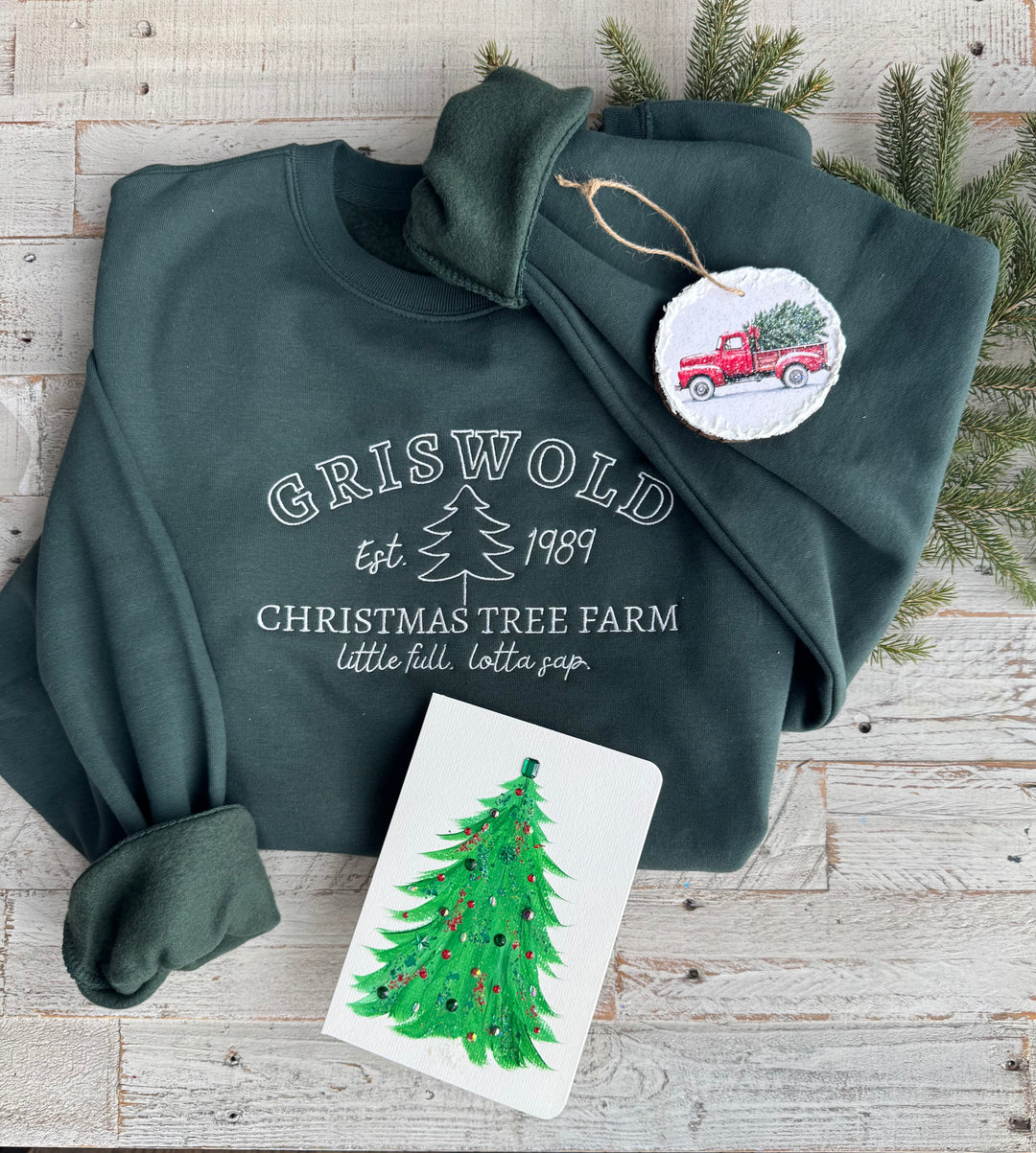 Griswold Christmas Embroidered Sweater